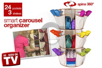 قفسه نگهداری کیف و کفش Smart Carousel Organizer